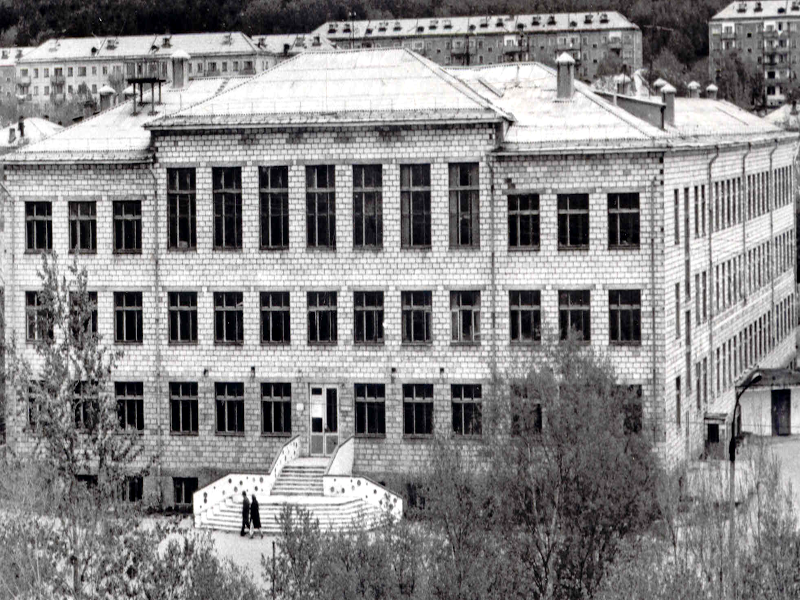 Здание Средней школы №7, 1985г..